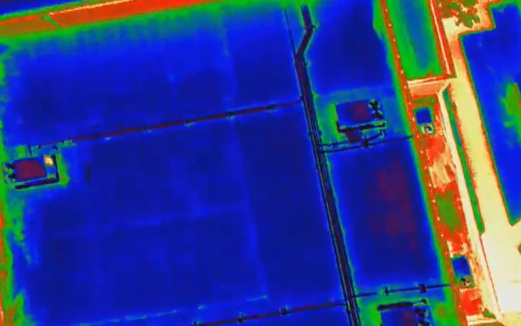 roof inspection by flir thermal drone